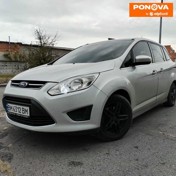 Ford Grand C-Max, 2011, Дизель, 1.56 л., 300 тис. км, Мінівен, Сірий, Суми Cars-Pr-273286 фото