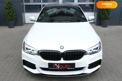 BMW 5 Series, 2018, Гібрид (PHEV), 2 л., 67 тис. км, Седан, Білий, Одеса 47730 фото
