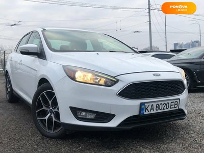 Ford Focus, 2017, Бензин, 2 л., 181 тис. км, Седан, Білий, Київ 26342 фото