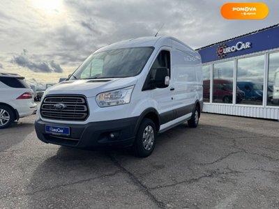 Ford Transit, 2019, Дизель, 2 л., 100 тыс. км, Вантажний фургон, Белый, Киев 39269 фото