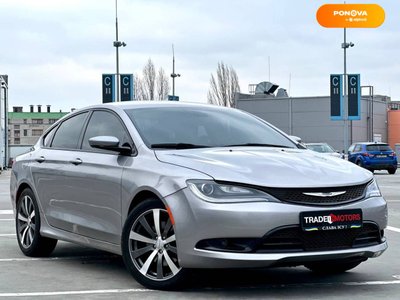 Chrysler 200, 2015, Газ пропан-бутан / Бензин, 3.6 л., 137 тис. км, Седан, Сірий, Київ 21998 фото