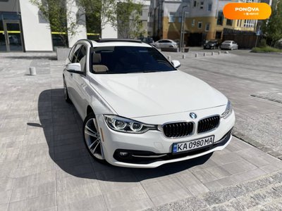 BMW 3 Series, 2017, Дизель, 2 л., 119 тыс. км, Универсал, Белый, Киев Cars-Pr-67258 фото