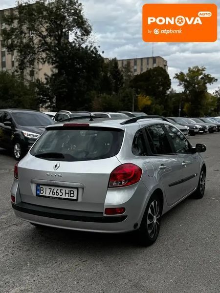 Renault Clio, 2009 р., Газ пропан-бутан / Бензин, 217 тис. км, Універсал, Сірий, Полтава AT-10403295 фото