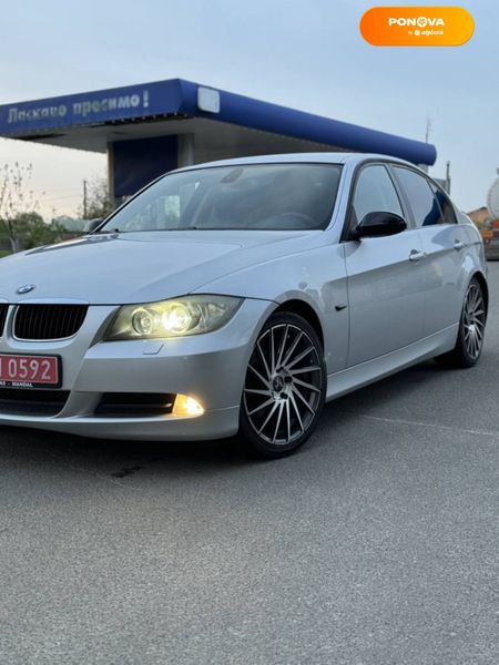 BMW 3 Series, 2008, Бензин, 2 л., 225 тыс. км, Седан, Серый, Лубни Cars-Pr-67428 фото
