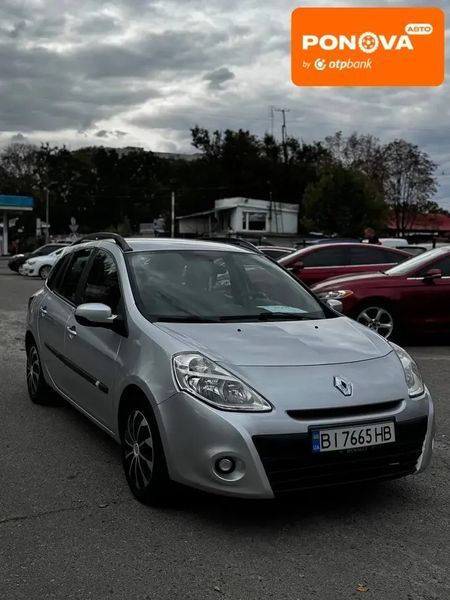 Renault Clio, 2009 р., Газ пропан-бутан / Бензин, 217 тис. км, Універсал, Сірий, Полтава AT-10403295 фото
