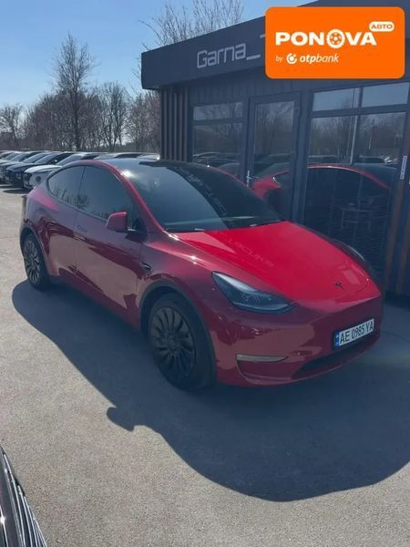 Tesla Model Y, 2020 р., Електро, 70 тис. км, Позашляховик / Кросовер, Червоний, Дніпро (Дніпропетровськ) AT-10413266 фото