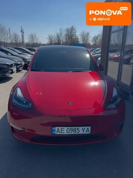 Tesla Model Y, 2020 р., Електро, 70 тис. км, Позашляховик / Кросовер, Червоний, Дніпро (Дніпропетровськ) AT-10413266 фото