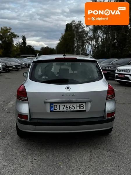 Renault Clio, 2009 р., Газ пропан-бутан / Бензин, 217 тис. км, Універсал, Сірий, Полтава AT-10403295 фото