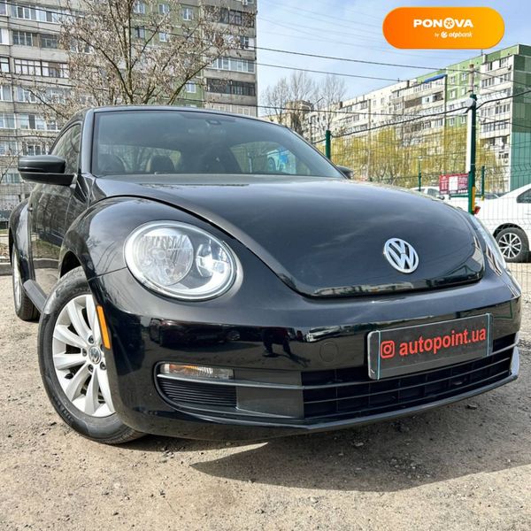 Volkswagen Beetle, 2015, Бензин, 1.8 л., 73 тыс. км, Хетчбек, Чорный, Сумы 37106 фото