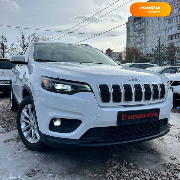 Jeep Cherokee, 2018, Бензин, 3.24 л., 128 тис. км, Позашляховик / Кросовер, Білий, Суми 15652 фото