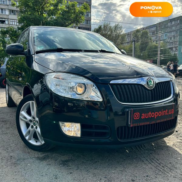 Skoda Fabia, 2008, Бензин, 1.6 л., 254 тис. км, Хетчбек, Чорний, Суми 107716 фото