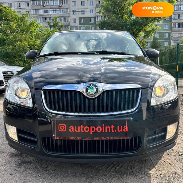 Skoda Fabia, 2008, Бензин, 1.6 л., 254 тис. км, Хетчбек, Чорний, Суми 107716 фото