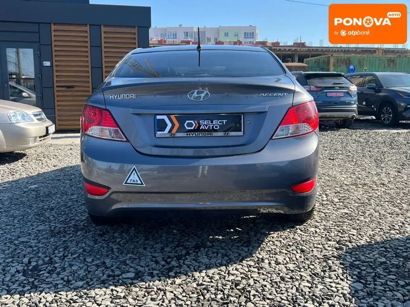 Hyundai Accent, 2012 г., Газ метан / Бензин, 148 тыс. км, Седан, Серый, Львов AT-10410968 фото