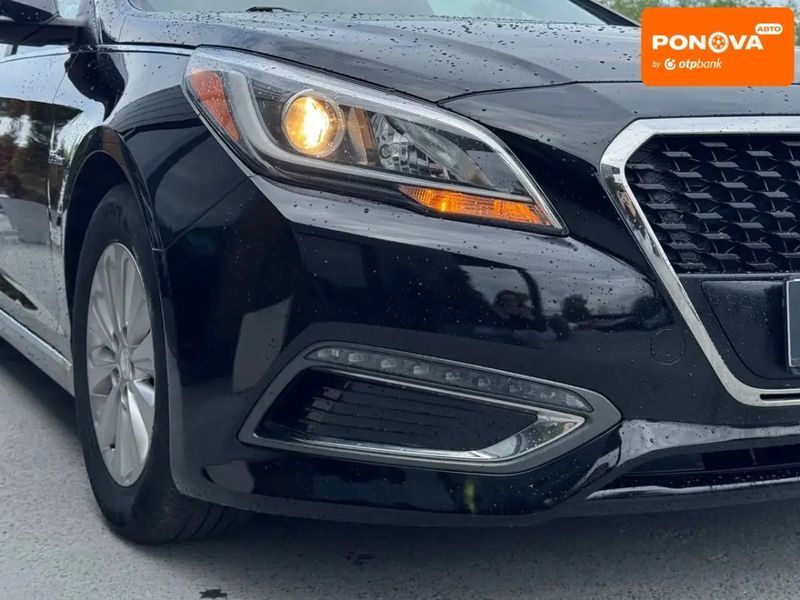 Hyundai Sonata, 2016 р., Гібрид (HEV), 195 тис. км, Седан, Чорний, Рівне AT-10417709 фото