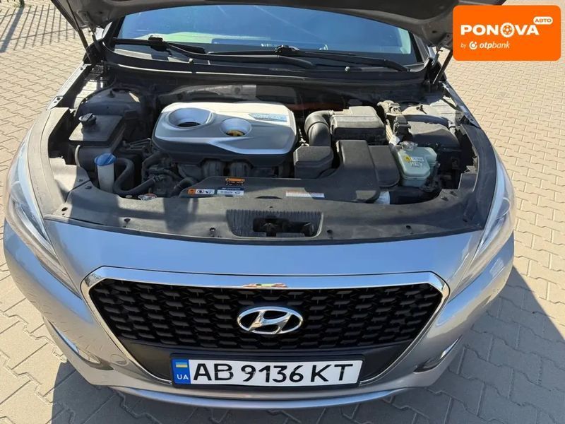 Hyundai Sonata, 2015 р., Гібрид (MHEV), 213 тис. км, Седан, Сірий, Київ AT-10403961 фото