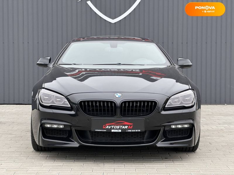 BMW 6 Series, 2015, Бензин, 2.98 л., 67 тыс. км, Купе, Чорный, Мукачево 43669 фото