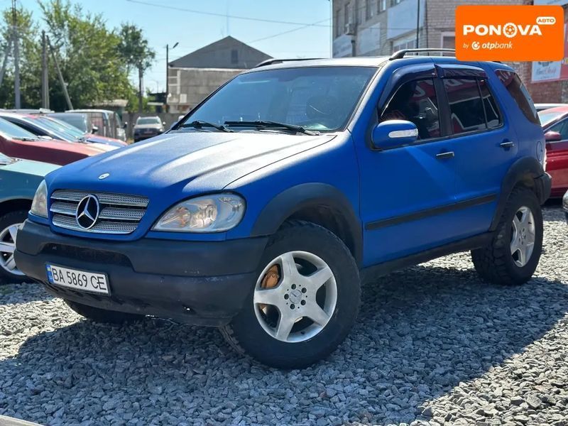 Mercedes-Benz M-Class, 2002 р., Газ пропан-бутан / Бензин, 316 тис. км, Позашляховик / Кросовер, Синій, Сміла AT-10419846 фото