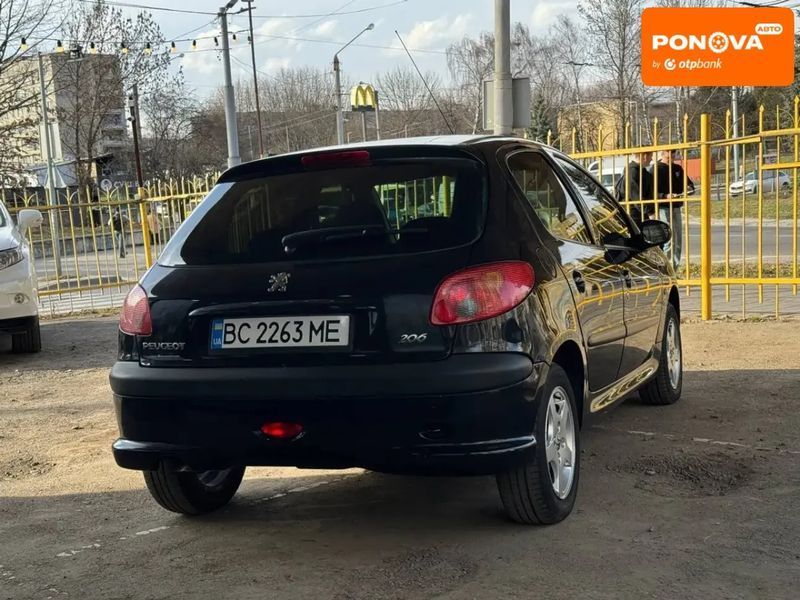 Peugeot 206, 2005 г., Бензин, 42 тыс. км, Хетчбек, Чорный, Львов AT-10402366 фото