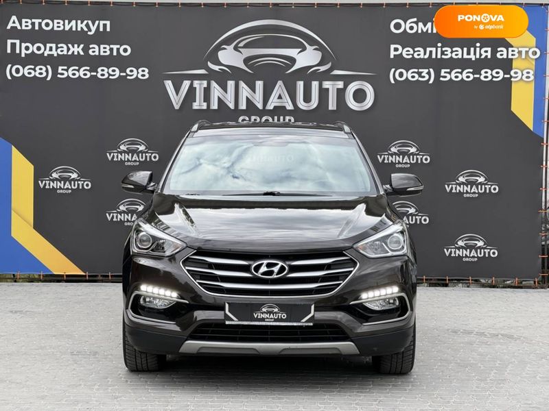 Hyundai Santa FE, 2017, Дизель, 2.2 л., 45 тыс. км, Внедорожник / Кроссовер, Коричневый, Винница 46879 фото