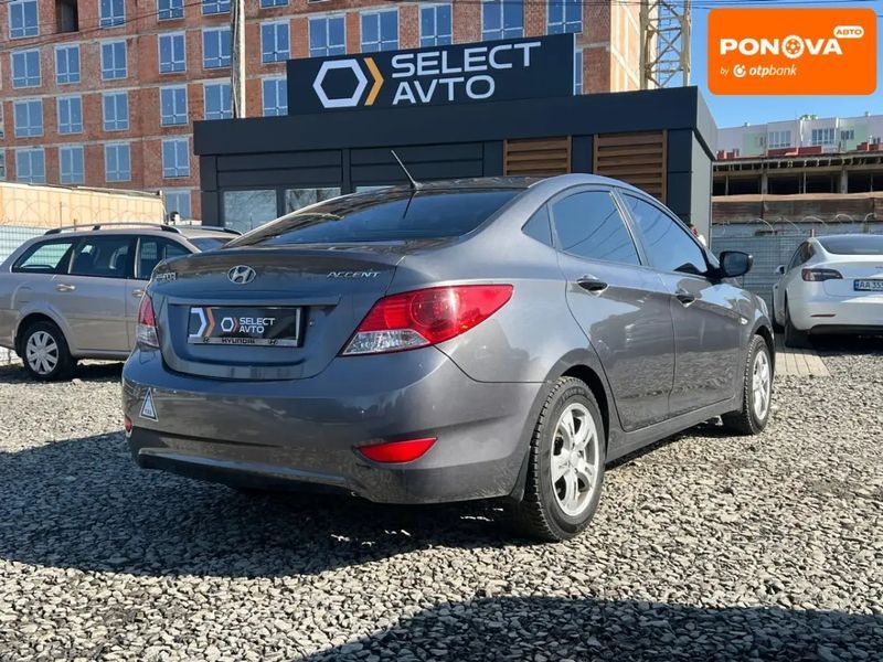 Hyundai Accent, 2012 г., Газ метан / Бензин, 148 тыс. км, Седан, Серый, Львов AT-10410968 фото
