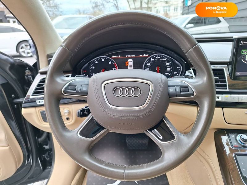 Audi A8, 2015, Бензин, 3 л., 160 тыс. км, Седан, Чорный, Одесса 43403 фото