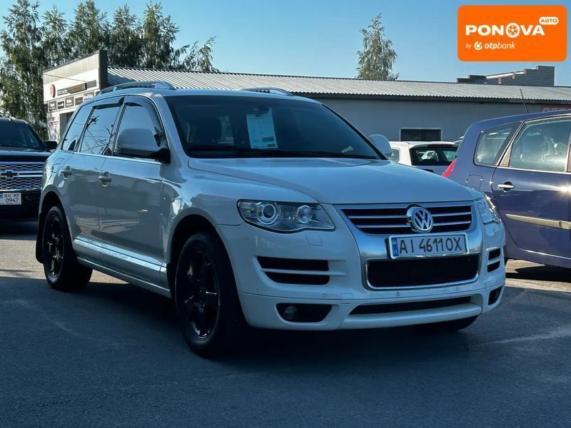 Volkswagen Touareg, 2008 г., Газ пропан-бутан / Бензин, 256 тыс. км, Внедорожник / Кроссовер, Белый, Житомир AT-10419389 фото