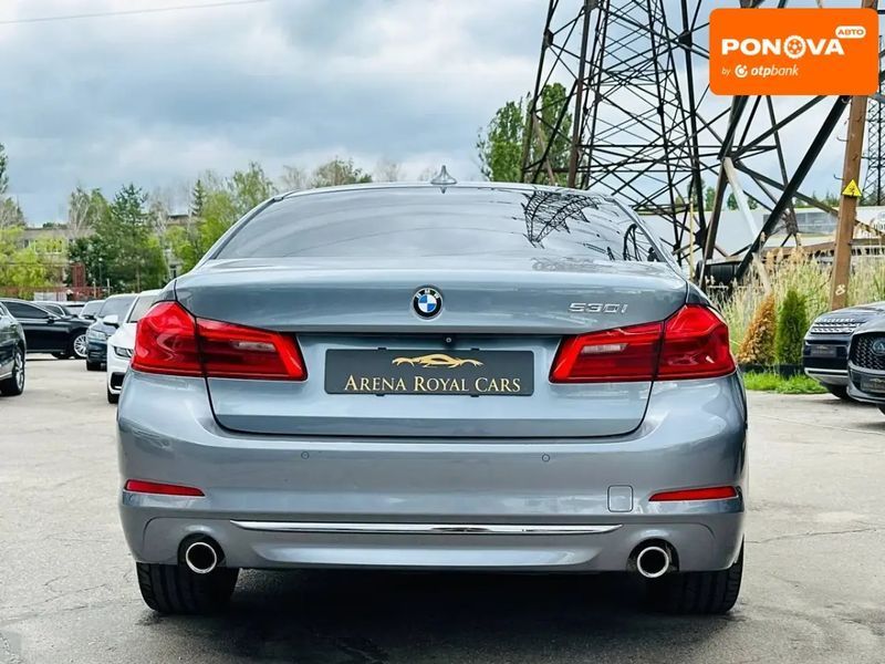 BMW 5 Series, 2017 р., Бензин, 209 тис. км, Седан, Синій, Харків AT-10405256 фото
