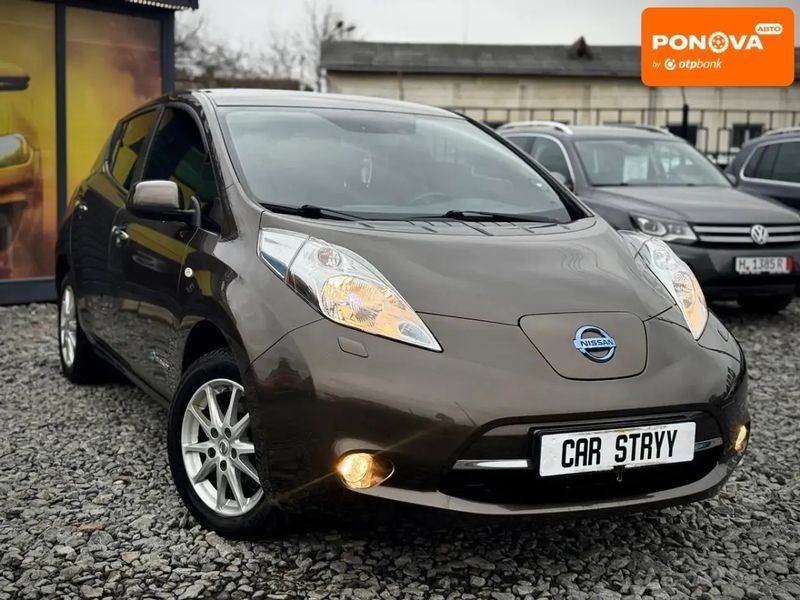 Nissan Leaf, 2016 р., Електро, 147 тис. км, Хетчбек, Коричневий, Стрий AT-10406220 фото