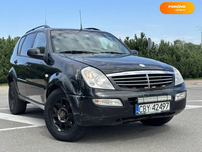 SsangYong Rexton, 2005, Дизель, 2.7 л., 306 тис. км, Позашляховик / Кросовер, Чорний, Київ 108341 фото