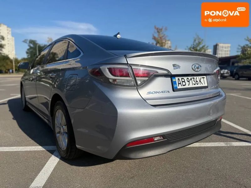 Hyundai Sonata, 2015 р., Гібрид (MHEV), 213 тис. км, Седан, Сірий, Київ AT-10403961 фото