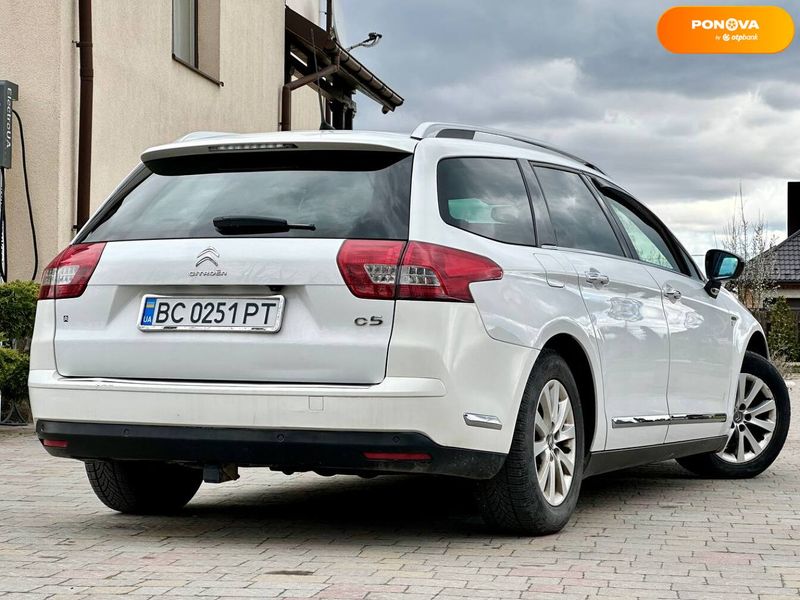 Citroen C5, 2014, Дизель, 2 л., 222 тис. км, Седан, Білий, Стрий 109659 фото