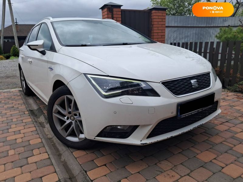 SEAT Leon, 2014, Дизель, 1.6 л., 287 тыс. км, Универсал, Белый, Киев Cars-Pr-68193 фото