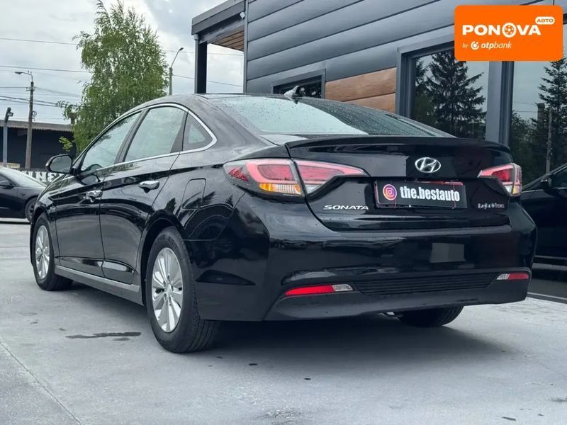 Hyundai Sonata, 2016 р., Гібрид (HEV), 195 тис. км, Седан, Чорний, Рівне AT-10417709 фото