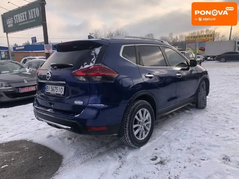 Nissan Rogue, 2019 г., Бензин, 113 тыс. км, Внедорожник / Кроссовер, Синий, Полтава AT-10408628 фото