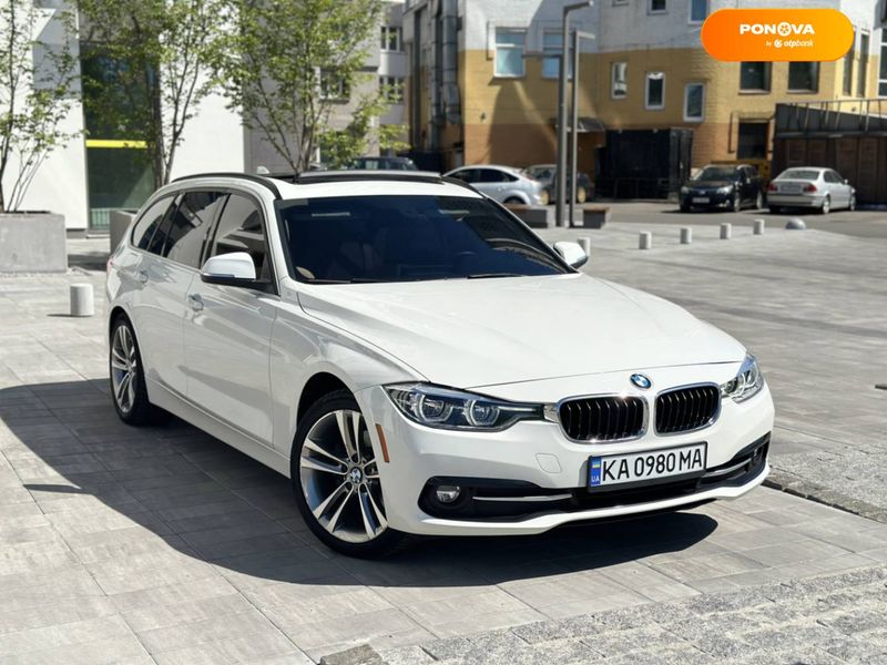 BMW 3 Series, 2017, Дизель, 2 л., 119 тыс. км, Универсал, Белый, Киев Cars-Pr-67258 фото