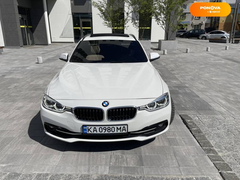 BMW 3 Series, 2017, Дизель, 2 л., 119 тыс. км, Универсал, Белый, Киев Cars-Pr-67258 фото