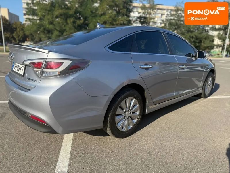 Hyundai Sonata, 2015 р., Гібрид (MHEV), 213 тис. км, Седан, Сірий, Київ AT-10403961 фото