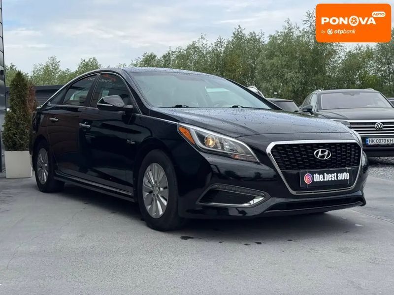 Hyundai Sonata, 2016 р., Гібрид (HEV), 195 тис. км, Седан, Чорний, Рівне AT-10417709 фото