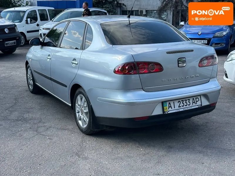 SEAT Cordoba, 2006 р., Бензин, 110 тис. км, Седан, Сірий, Кам'янське (Дніпродзержинськ) AT-10417414 фото