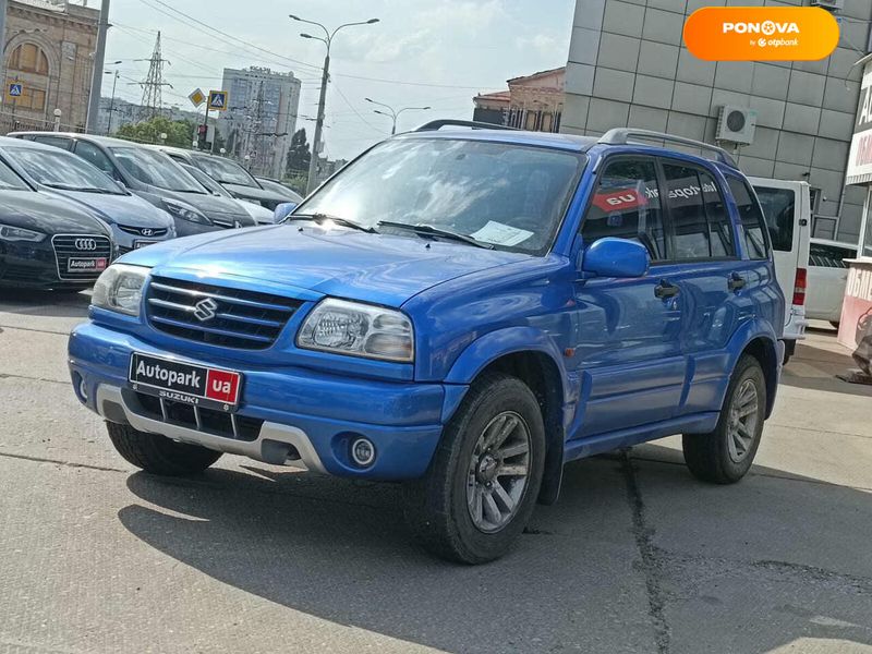 Suzuki Grand Vitara, 2004, Бензин, 2 л., 228 тыс. км, Внедорожник / Кроссовер, Синий, Харьков 107952 фото