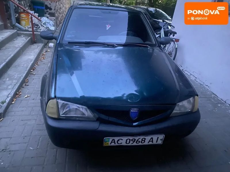 Dacia Solenza, 2004 р., Бензин, 150 тис. км, Седан, Зелений, Луцьк AT-10401102 фото