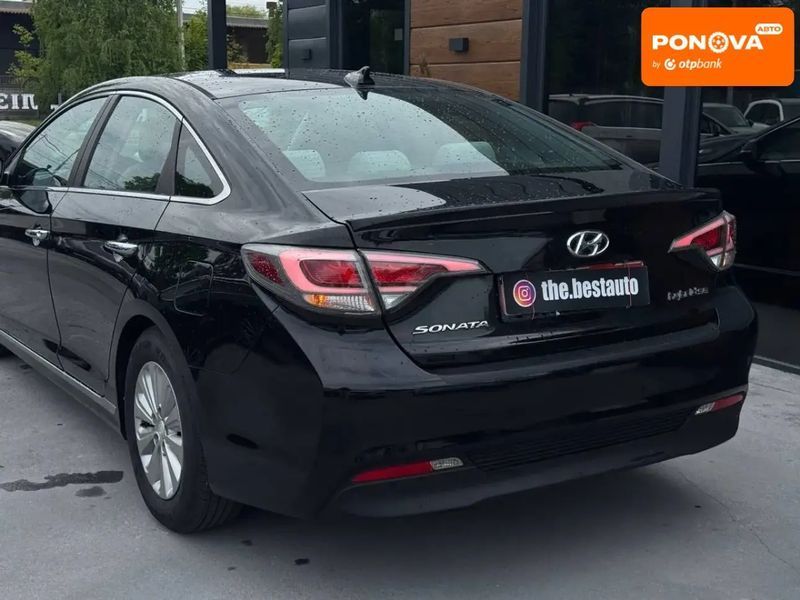 Hyundai Sonata, 2016 р., Гібрид (HEV), 195 тис. км, Седан, Чорний, Рівне AT-10417709 фото