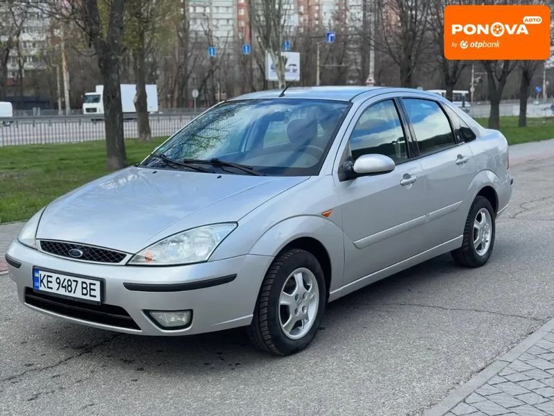 Ford Focus, 2002 р., Бензин, 112 тис. км, Седан, Сірий, Дніпро (Дніпропетровськ) AT-10418036 фото
