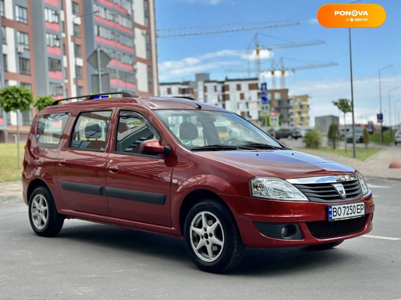 Dacia Logan MCV, 2009, Бензин, 1.6 л., 132 тис. км, Універсал, Червоний, Тернопіль Cars-Pr-66785 фото