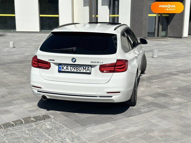 BMW 3 Series, 2017, Дизель, 2 л., 119 тыс. км, Универсал, Белый, Киев Cars-Pr-67258 фото