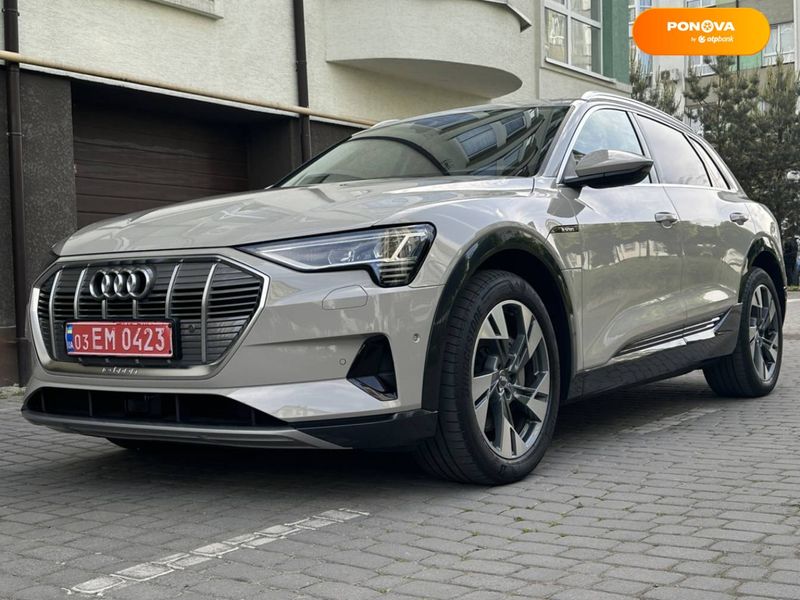 Audi e-tron, 2019, Електро, 62 тыс. км, Внедорожник / Кроссовер, Бежевый, Коломыя Cars-Pr-68478 фото