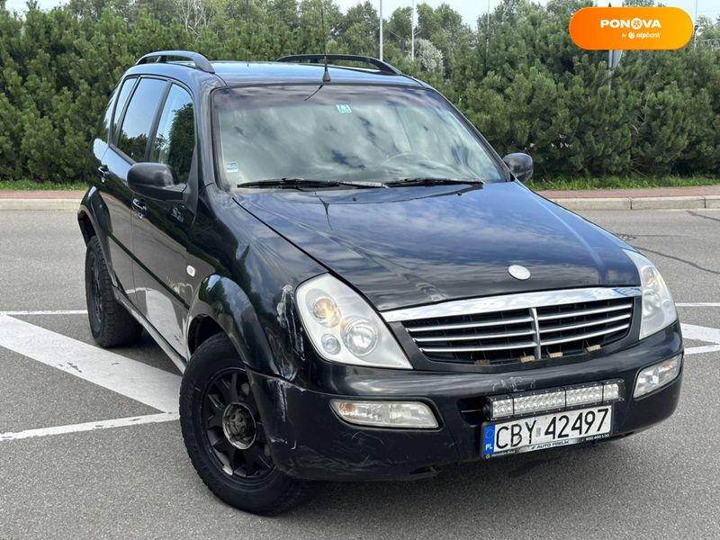 SsangYong Rexton, 2005, Дизель, 2.7 л., 306 тис. км, Позашляховик / Кросовер, Чорний, Київ 108341 фото