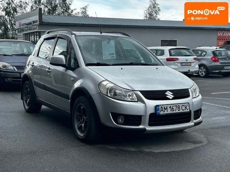 Suzuki SX4, 2008 р., Газ пропан-бутан / Бензин, 181 тис. км, Хетчбек, Сірий, Житомир AT-10418550 фото