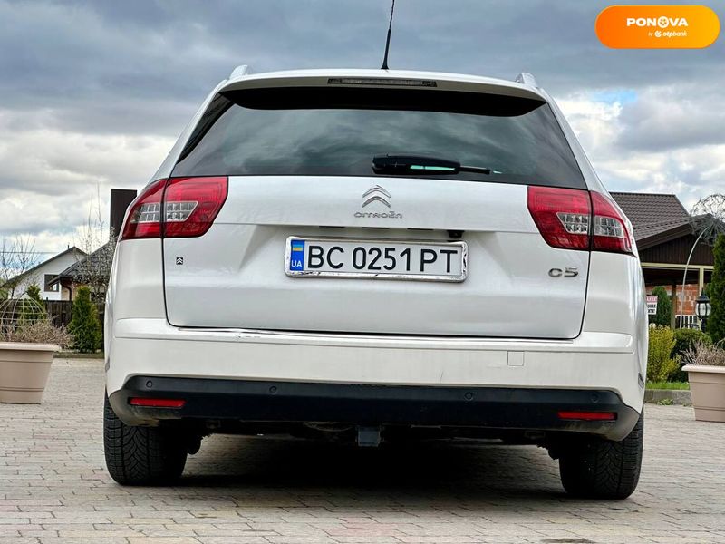 Citroen C5, 2014, Дизель, 2 л., 222 тис. км, Седан, Білий, Стрий 109659 фото