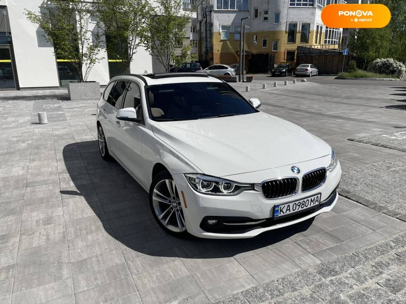 BMW 3 Series, 2017, Дизель, 2 л., 119 тыс. км, Универсал, Белый, Киев Cars-Pr-67258 фото